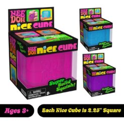 Alternative view of NeeDoh Nice Cube – Solid Squish – 2.25" Cube