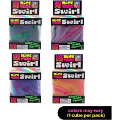 Alternative view of NeeDoh Nice Cube Swirl – Solid Squish – Assorted
