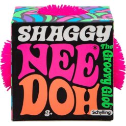 Alternative view of NeeDoh Shaggy Ball – Neon Squishy – 3 Pack