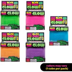 Alternative view of NeeDoh Nice Cube Glow – Glows in the Dark – Assorted