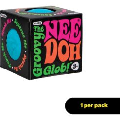 Alternative view of NeeDoh Original Sensory Ball – Blue